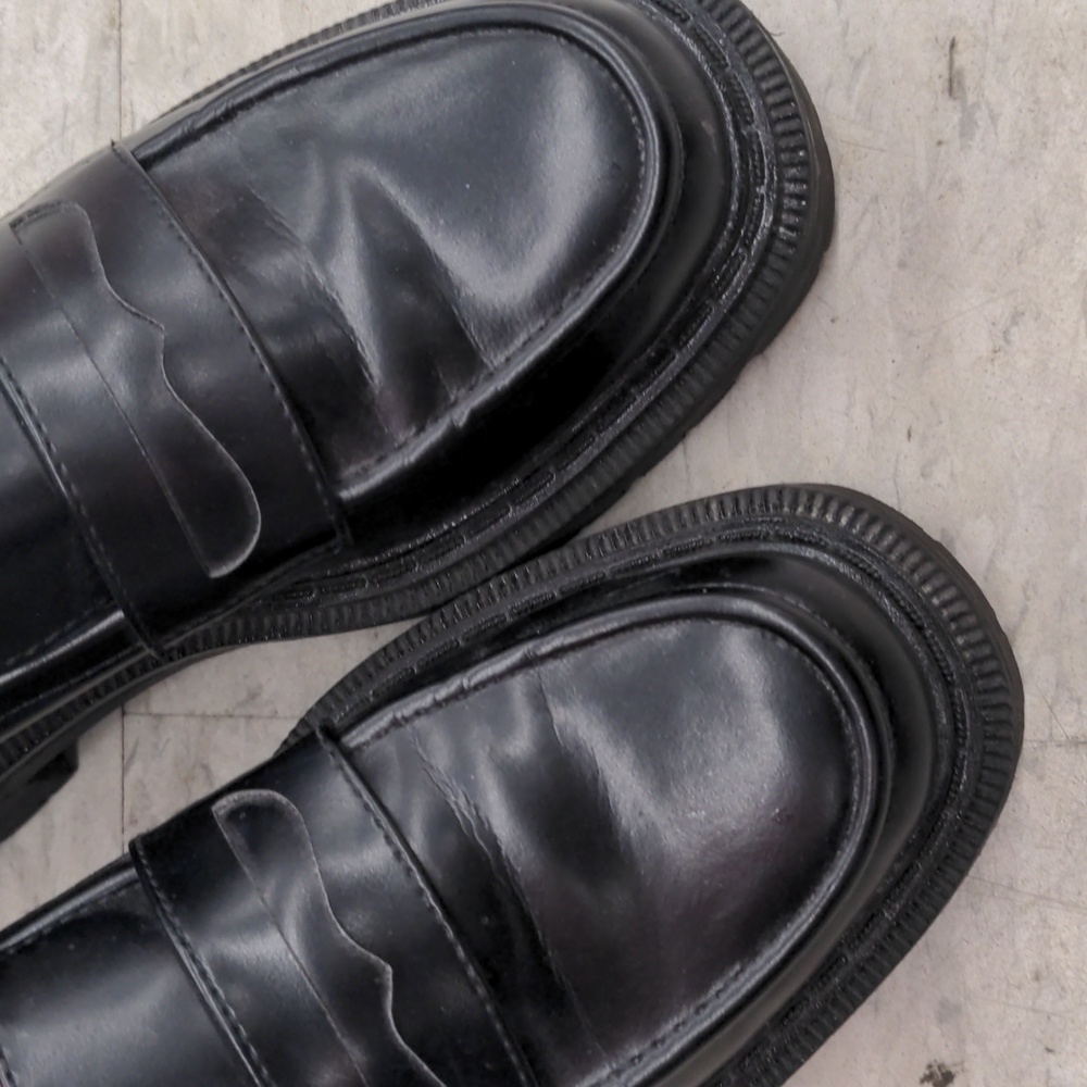 Chunky black loafers H&M sz 7 - Picture 6 of 8